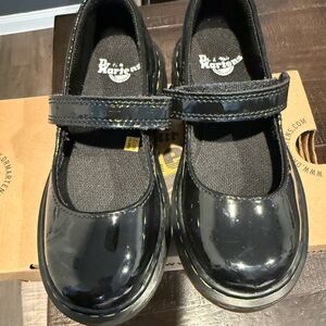 Dr. Martens Glossy Black Kids Dress Shoes